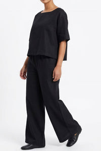 Willluxe® Relaxed Top & Wide-Leg Pants Set