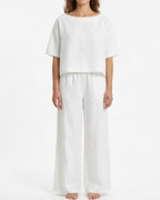 Willluxe® Relaxed Top & Wide-Leg Pants Set