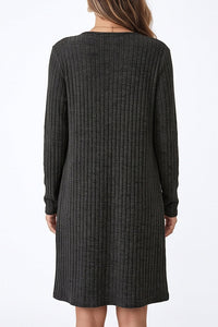 Willluxe® Ribbed Cami Dress & Cardigan Set