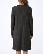 Willluxe® Ribbed Cami Dress & Cardigan Set