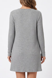 Willluxe® Ribbed Cami Dress & Cardigan Set