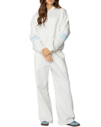 Willluxe® Bow Detail Hoodie & Sweatpants Set