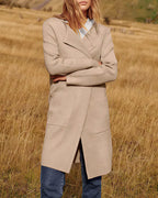 Willluxe® Open Front Lapel Cardigan