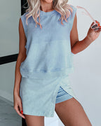 Willluxe® Washed Cotton 2-Piece Casual Set
