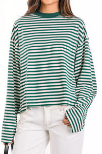 Willluxe® The Effortless Slouchy Striped Tee