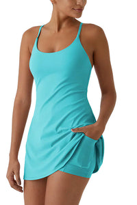 Willluxe® Active Dress with Built-in Shorts & Pockets