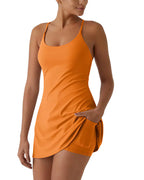 Willluxe® Active Dress with Built-in Shorts & Pockets