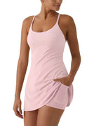 Willluxe® Active Dress with Built-in Shorts & Pockets
