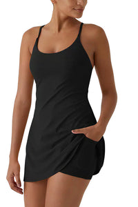 Willluxe® Active Dress with Built-in Shorts & Pockets