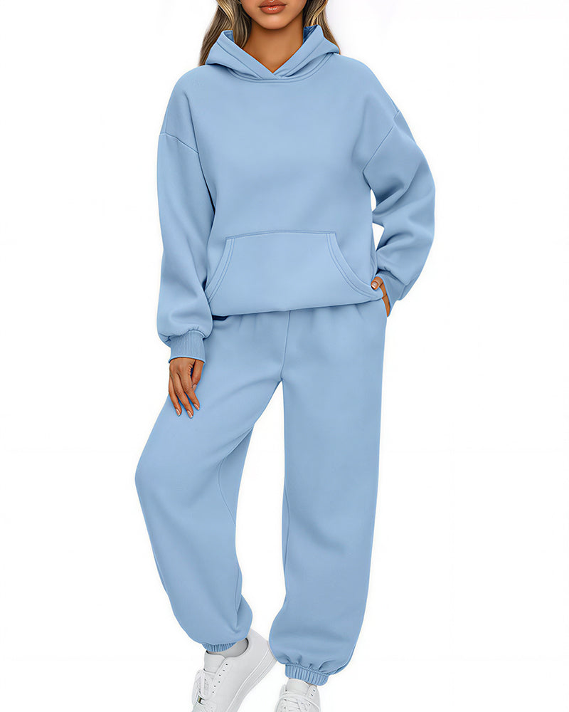 Willluxe® Oversized Hoodie & Jogger Lounge Set