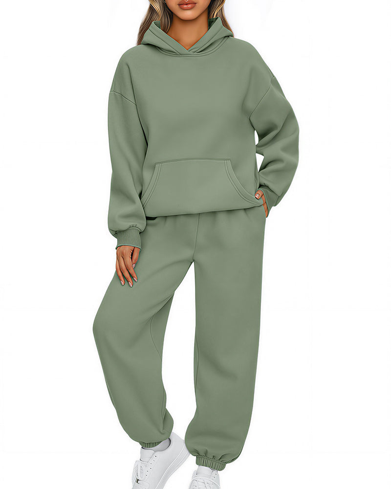 Willluxe® Oversized Hoodie & Jogger Lounge Set