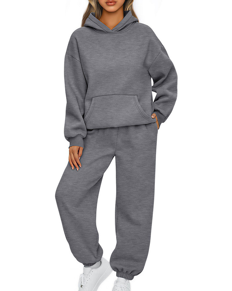Willluxe® Oversized Hoodie & Jogger Lounge Set