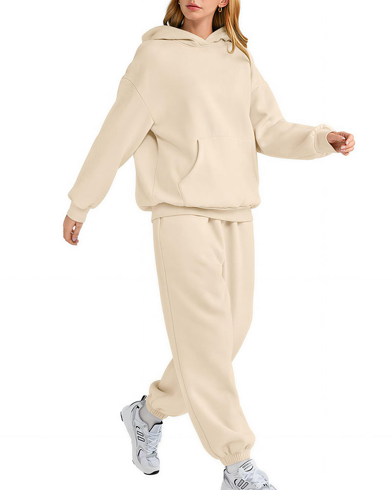 Willluxe® Oversized Hoodie & Jogger Lounge Set