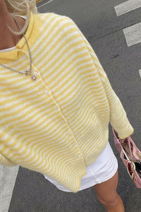 Willluxe® Retreat Striped Knit Cardigan