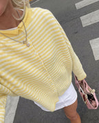 Willluxe® Retreat Striped Knit Cardigan