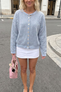 Willluxe® Retreat Striped Knit Cardigan