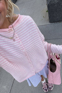 Willluxe® Retreat Striped Knit Cardigan