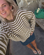 Willluxe® Retreat Striped Knit Cardigan
