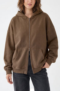 Willluxe® Unisex Heavyweight Fleece Full-Zip Hoodie