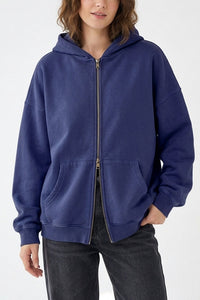 Willluxe® Unisex Heavyweight Fleece Full-Zip Hoodie