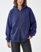 Willluxe® Unisex Heavyweight Fleece Full-Zip Hoodie