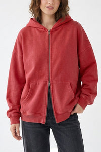 Willluxe® Unisex Heavyweight Fleece Full-Zip Hoodie