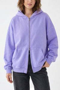 Willluxe® Unisex Heavyweight Fleece Full-Zip Hoodie