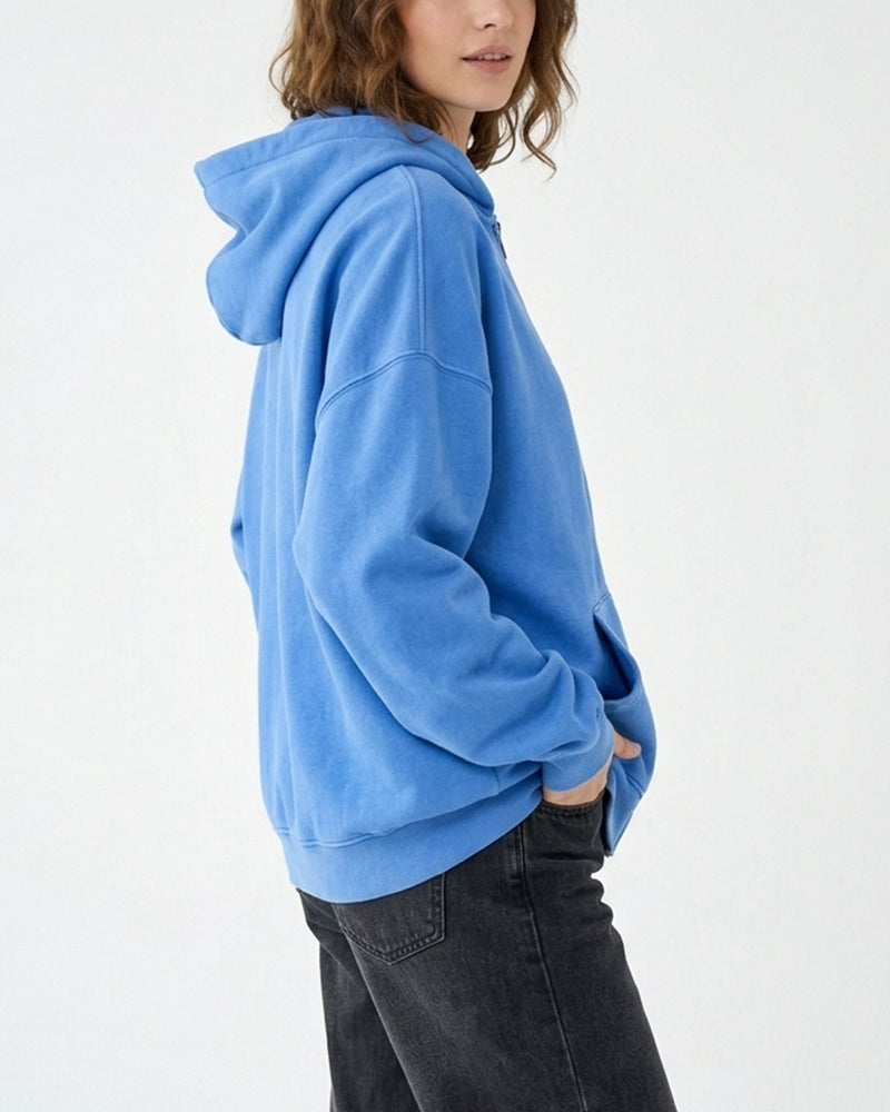 Willluxe® Unisex Heavyweight Fleece Full-Zip Hoodie