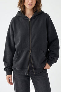 Willluxe® Unisex Heavyweight Fleece Full-Zip Hoodie