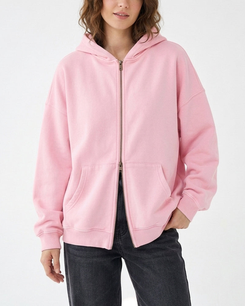 Willluxe® Unisex Heavyweight Fleece Full-Zip Hoodie