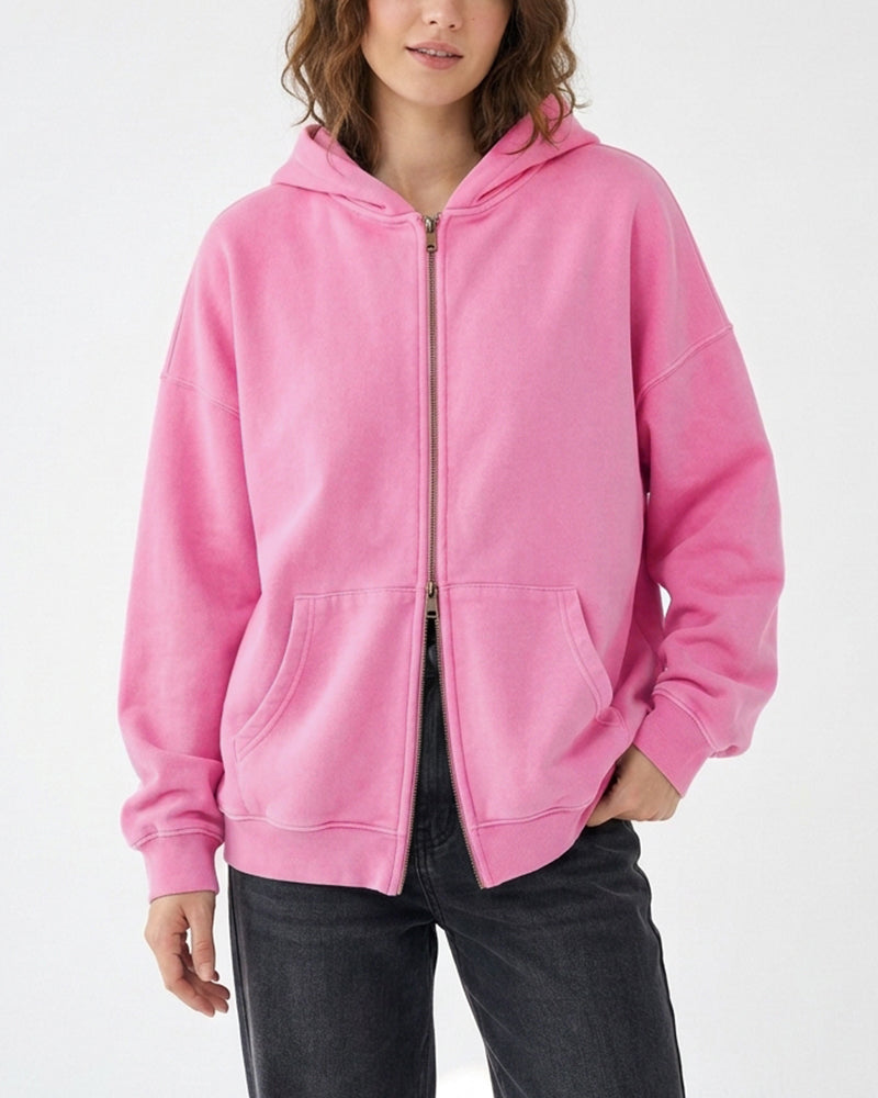 Willluxe® Unisex Heavyweight Fleece Full-Zip Hoodie