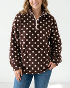 Willluxe® Plush Teddy Fleece Quarter-Zip Jacket