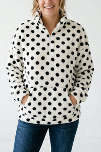 Willluxe® Plush Teddy Fleece Quarter-Zip Jacket