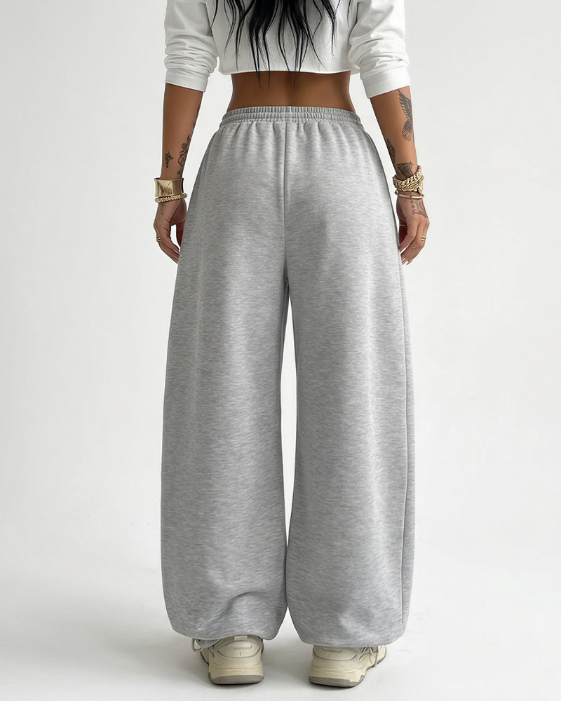 Willluxe® The Sculpted Street Pleated Baggy Sweats