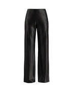Willluxe® Mid-Waisted Liquid Drape Satin Wide-Leg Pants