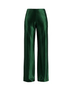 Willluxe® Mid-Waisted Liquid Drape Satin Wide-Leg Pants