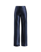 Willluxe® Mid-Waisted Liquid Drape Satin Wide-Leg Pants