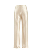 Willluxe® Mid-Waisted Liquid Drape Satin Wide-Leg Pants