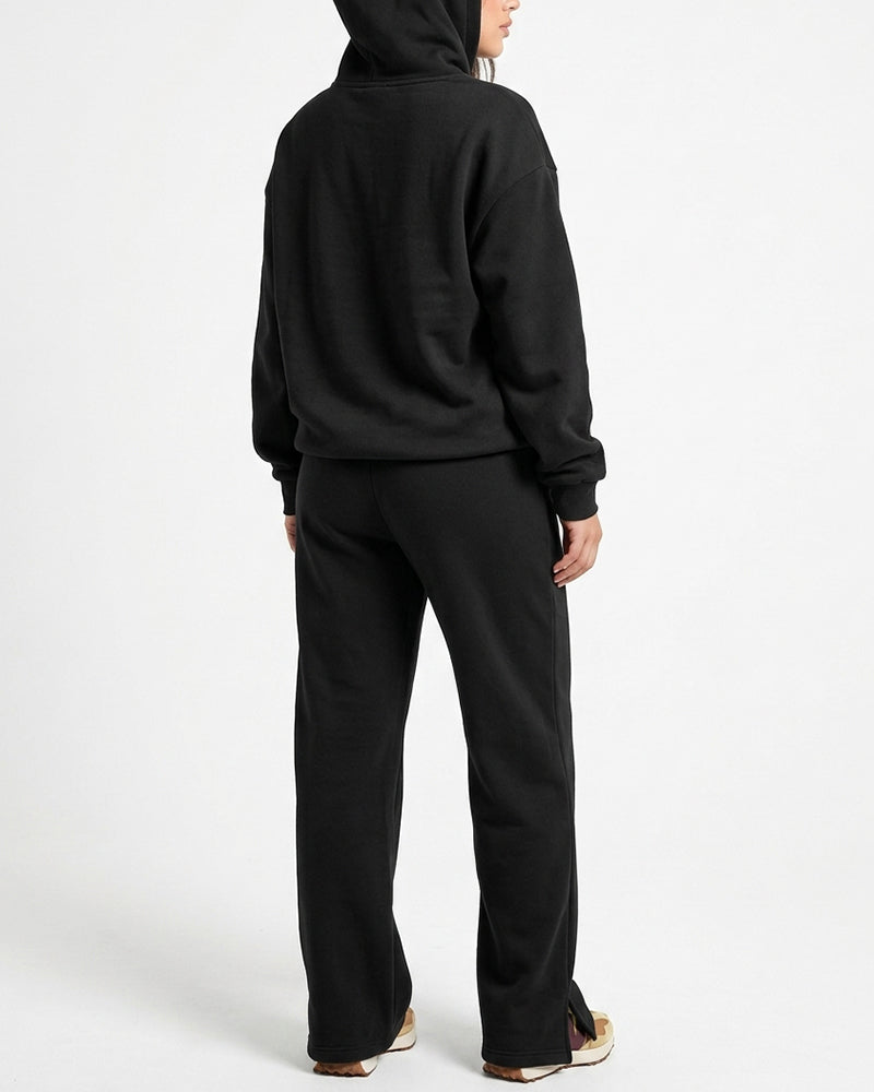 Willluxe® Casual Chic 2-Piece Hoodie & Wide-Leg Tracksuit Set