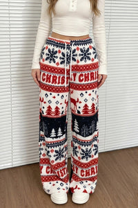 Willluxe® Fuzzy Plaid Winter Sleepwear Lounge Pants