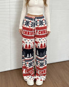 Willluxe® Fuzzy Plaid Winter Sleepwear Lounge Pants