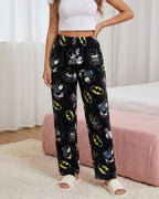 Willluxe® Cozy Cartoon Print Plush Flannel Lounge Pants