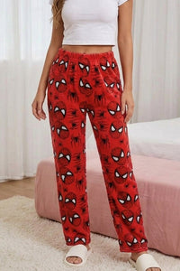 Willluxe® Cozy Cartoon Print Plush Flannel Lounge Pants