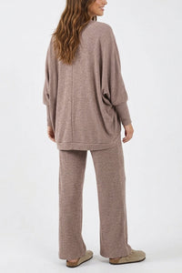 Curvvvy™ Ribbed Knit 3-Piece Lounge Set