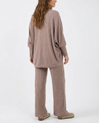 Curvvvy™ Ribbed Knit 3-Piece Lounge Set