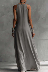 Willluxe® Two-Tone Sleeveless Maxi Dress