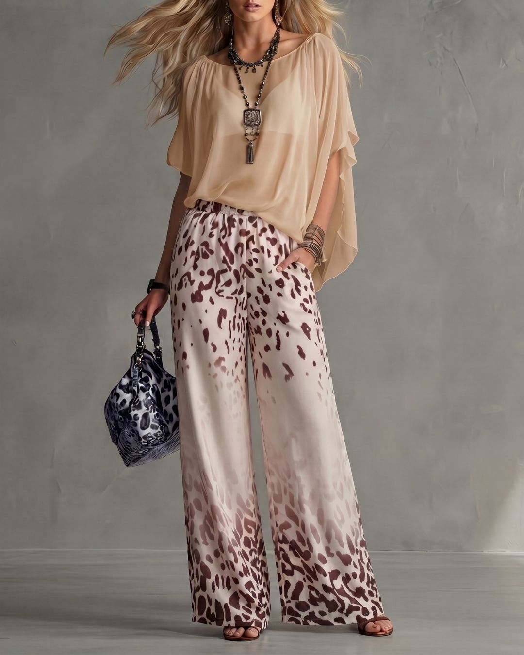 Willluxe® Ombre Leopard Set