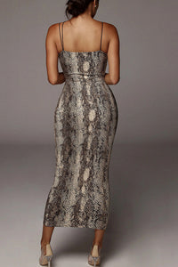 Willluxe® Deep V-Neck Backless Slip Maxi Dress