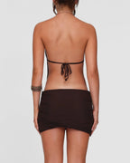 Willluxe® Choker Halter Backless Bodycon Mini Dress