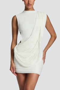 Willluxe® Asymmetric Backless Mini Dress